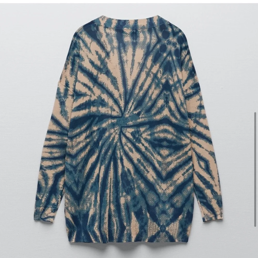 Zara Tie Dye Knit Cardigan